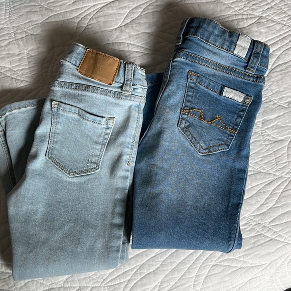Zara & For All Man Kind Jeans 2-3T & 3T - Picture 4 of 4